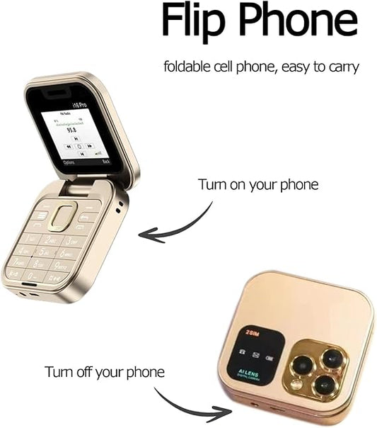 Retro Flip Mini Non-Smart Phone